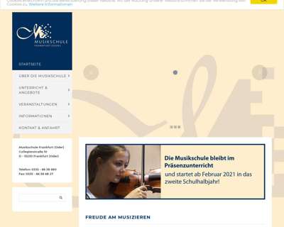 Screenshot (small) http://www.musikschule-ffo.de