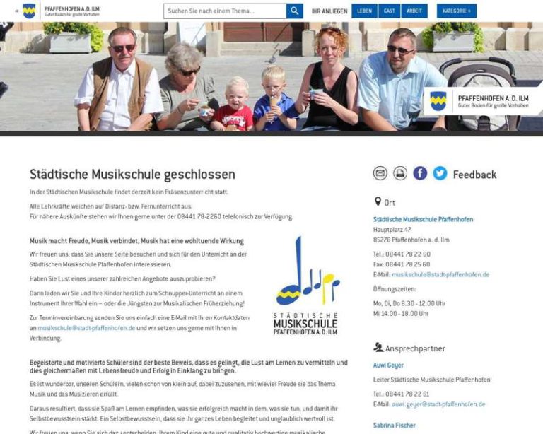Screenshot (middle) http://www.pfaffenhofen.de/musikschule