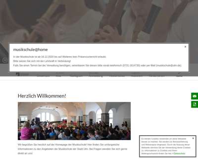 Screenshot (small) http://www.musikschule.ulm.de