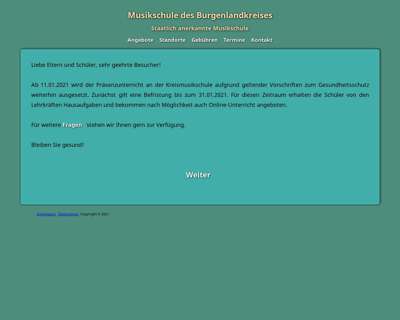 Screenshot (small) http://www.musikschule-burgenlandkreis.de