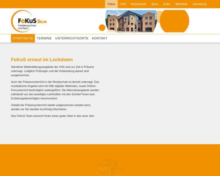 Screenshot (middle) http://www.fokus-selm.de