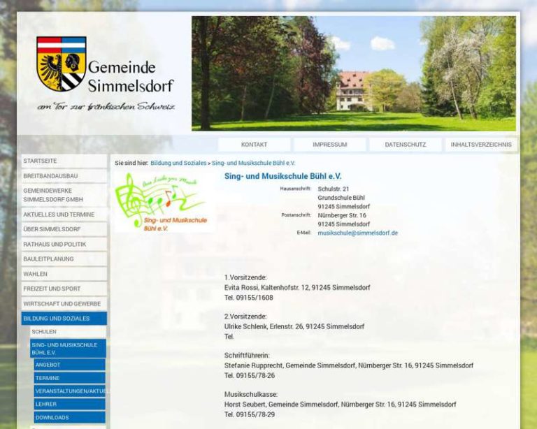 Screenshot (middle) http://www.simmelsdorf.de/Sing-und-Musikschule-Buehl-e.V.