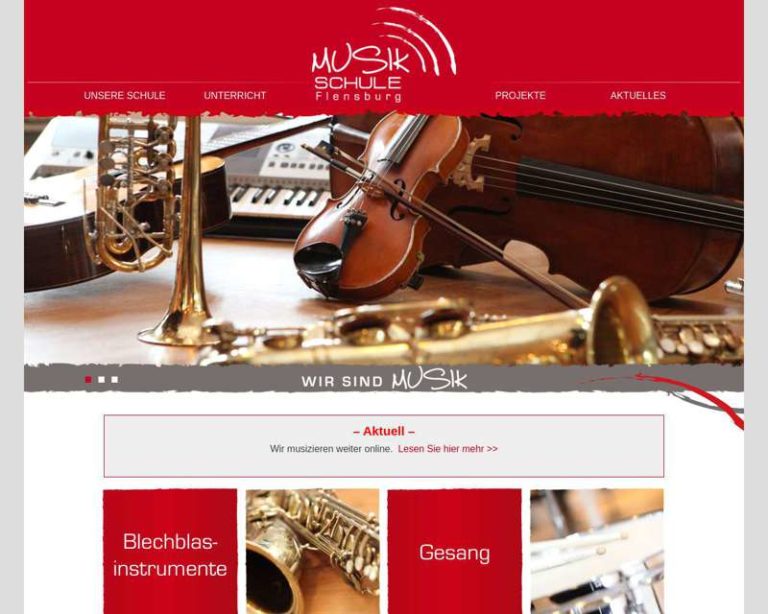 Screenshot (middle) http://www.musikschule-flensburg.de