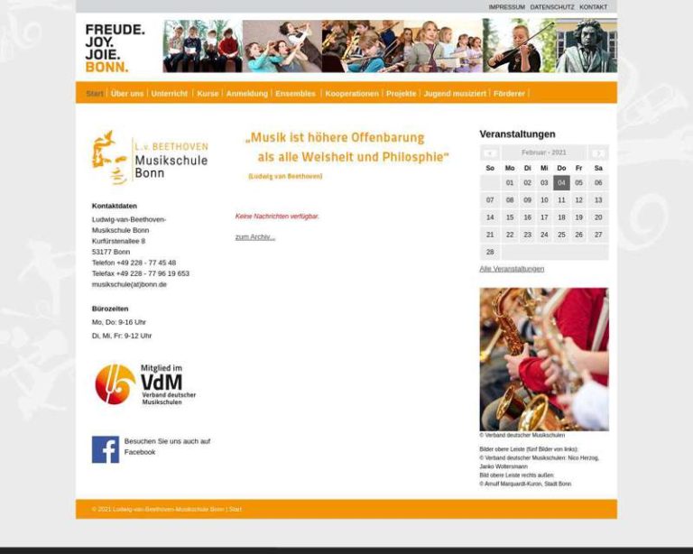 Screenshot (middle) http://musikschule.bonn.de