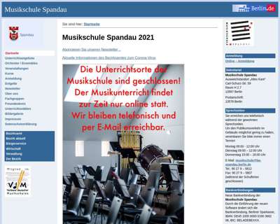 Screenshot (small) http://www.musikschule-spandau-berlin.de