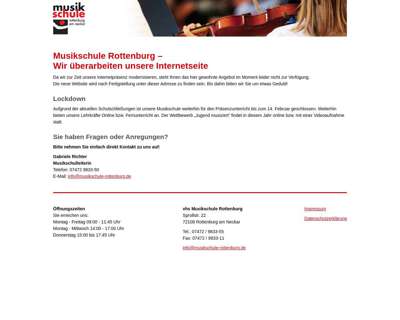 Screenshot (small) http://www.musikschule-rottenburg.de