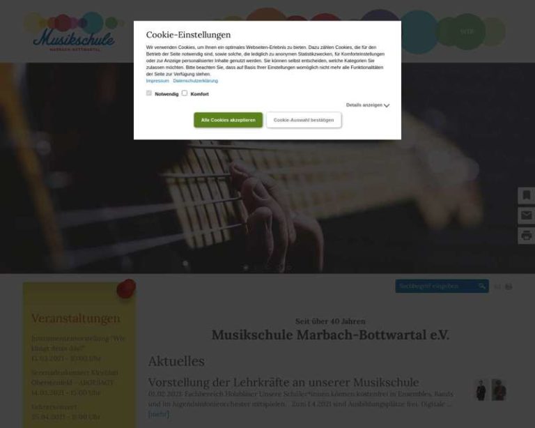 Screenshot (middle) http://www.musikschule-marbach-bottwartal.de