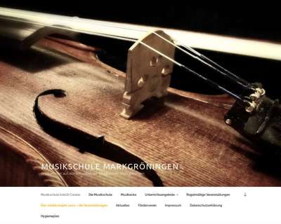 Screenshot (small) http://www.musikschule-markgroeningen.info