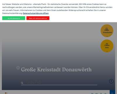 Screenshot (small) http://www.donauwoerth.de