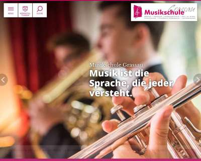 Screenshot (small) http://www.musikschule-grassau.de