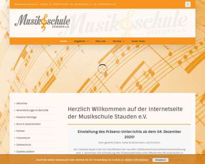 Screenshot (small) http://www.musikschule-stauden.de/