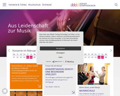 Screenshot (small) http://www.hofer-symphoniker.de