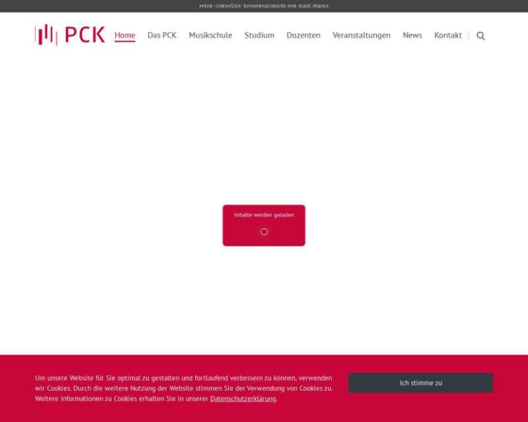 Screenshot (middle) http://www.pckmainz.de