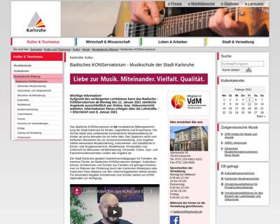 Screenshot (small) http://www.karlsruhe.de/konservatorium