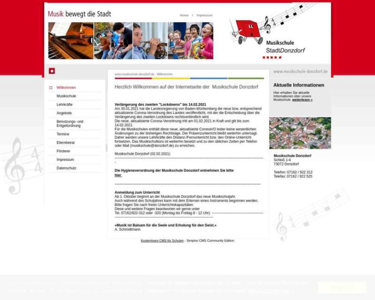 Screenshot (middle) http://www.musikschule-donzdorf.de
