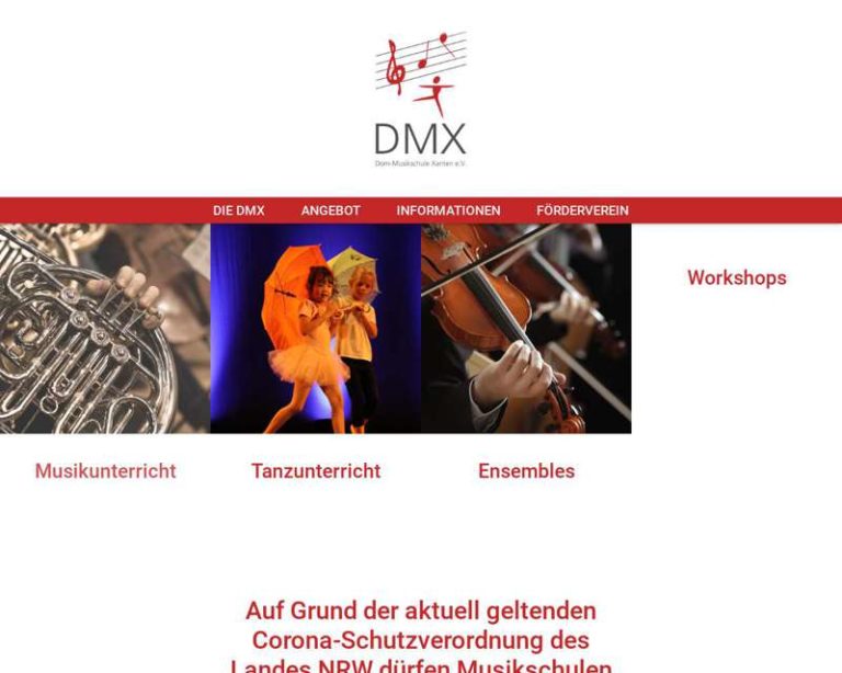 Screenshot (middle) http://www.dom-musikschule.de