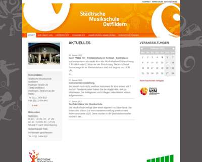 Screenshot (small) http://www.musikschule-ostfildern.de