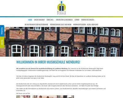 Screenshot (small) http://www.musikschule-nienburg.de