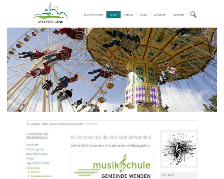 Screenshot (middle) http://www.wenden.de/musikschule