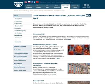 Screenshot (small) http://www.potsdam.de/musikschule