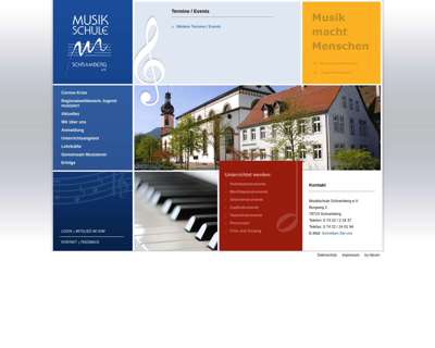 Screenshot (small) http://www.musikschule-schramberg.de