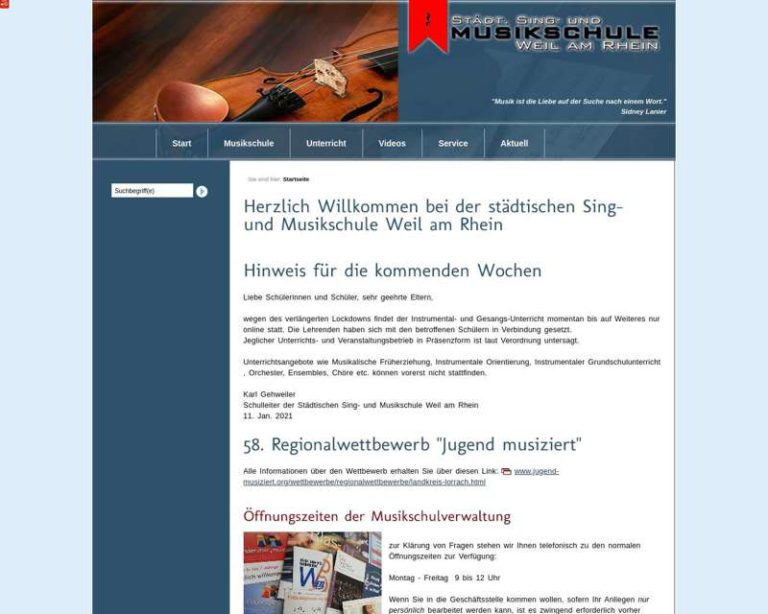 Screenshot (middle) http://www.musikschule-weil-am-rhein.de